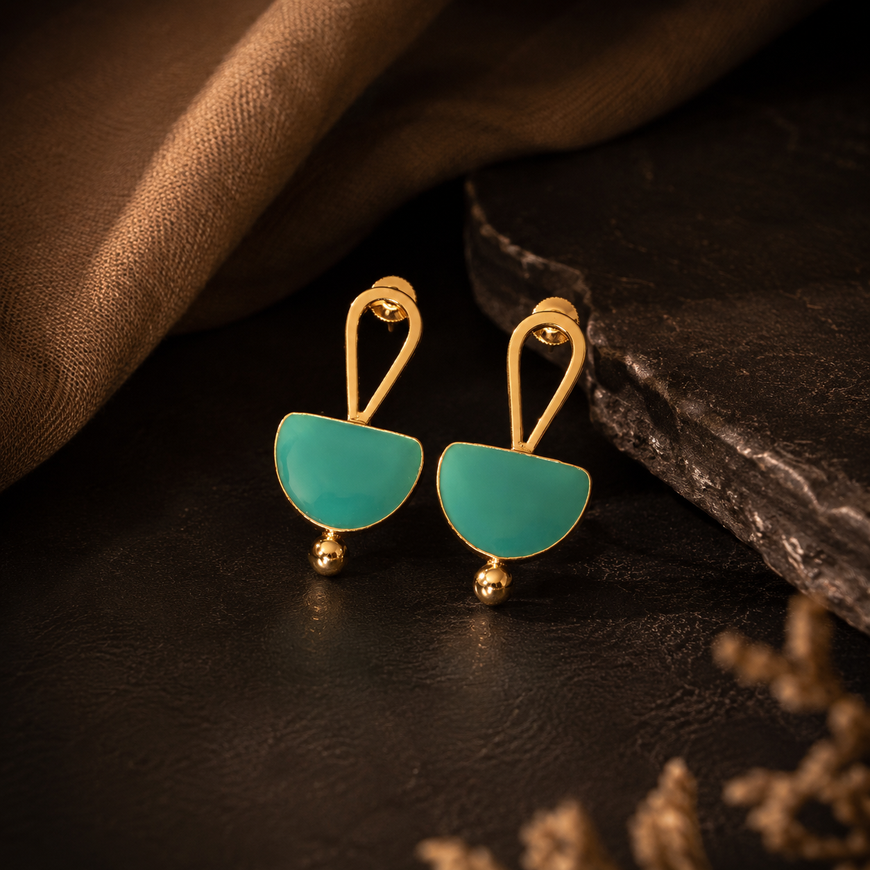 Mint Green Earrings