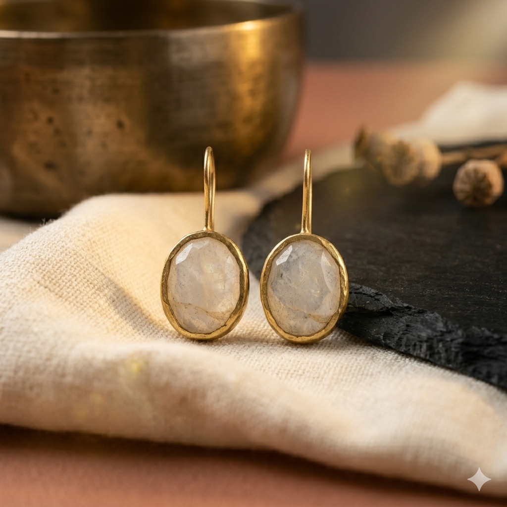 Pearl Whisper White Drop Earrings
