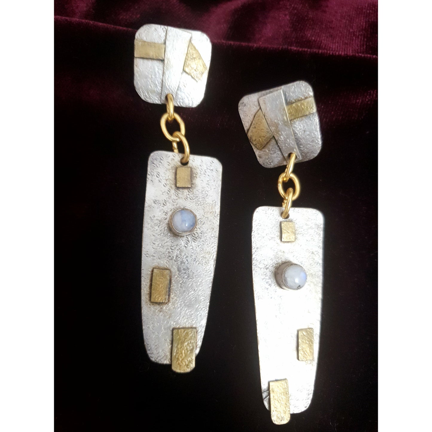 The Gold and Silver Earrings