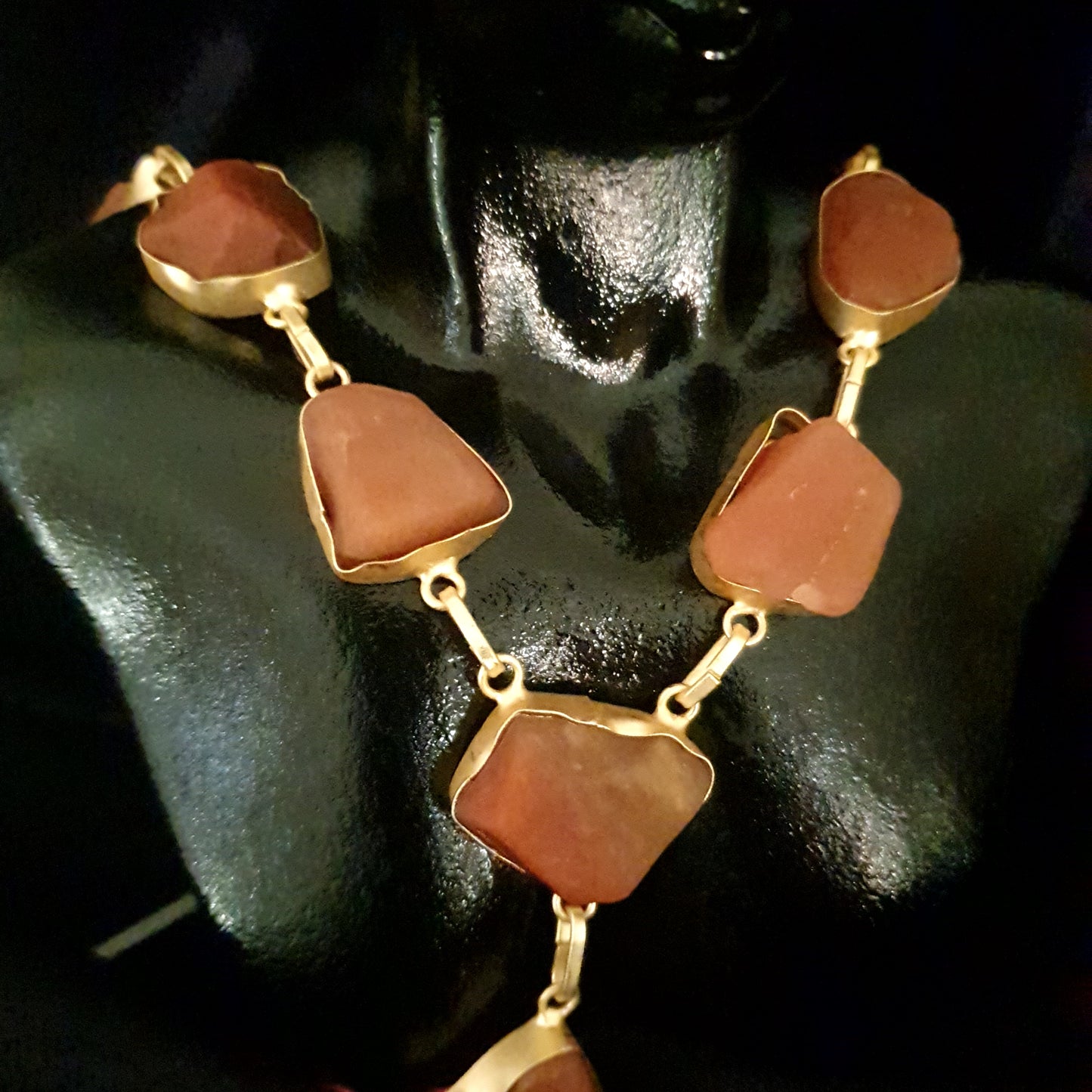 Rust Colour Necklace Set
