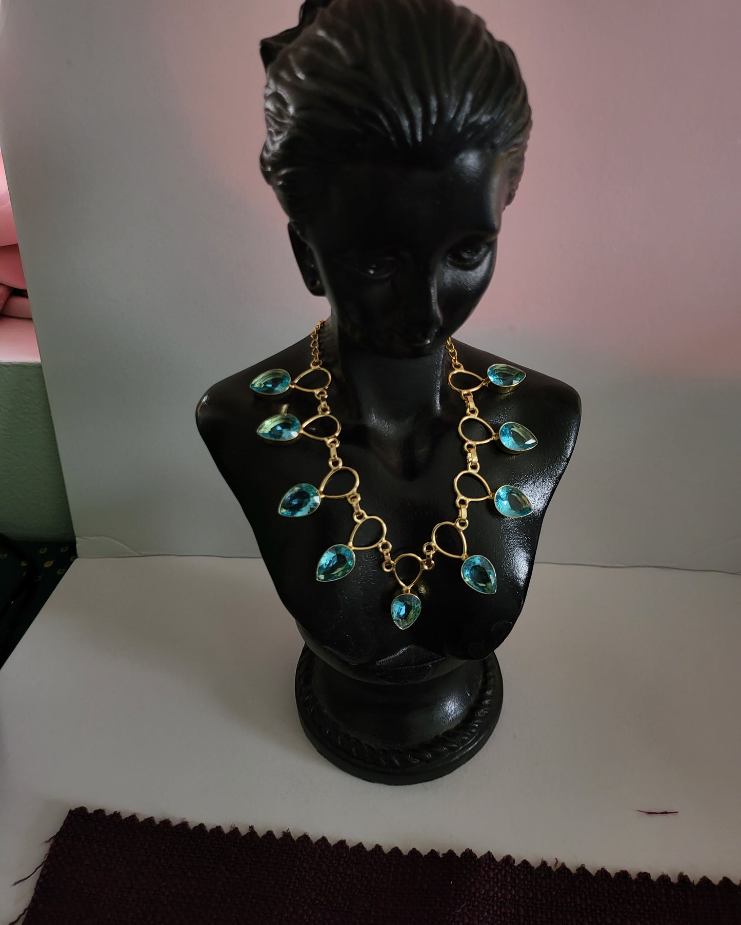 Light Blue Necklace Set