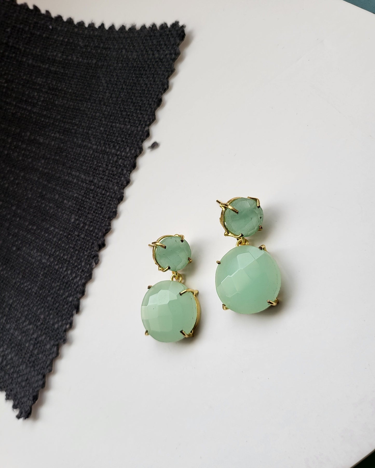 Light green Earrings