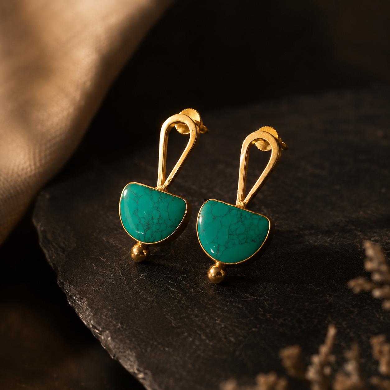 Turquoise Treasure Earrings