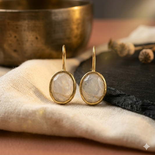 Pearl Whisper White Drop Earrings