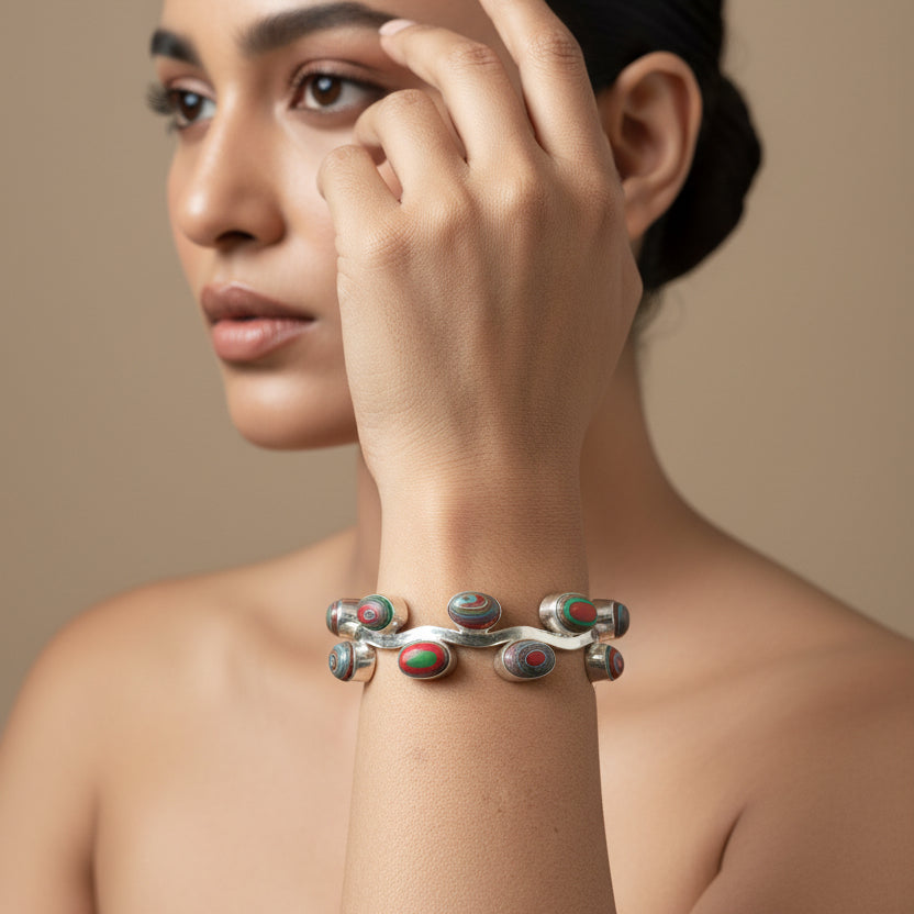 Multi Color Stone  Bracelet