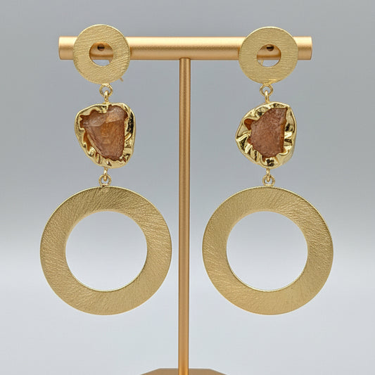the circle earrings 