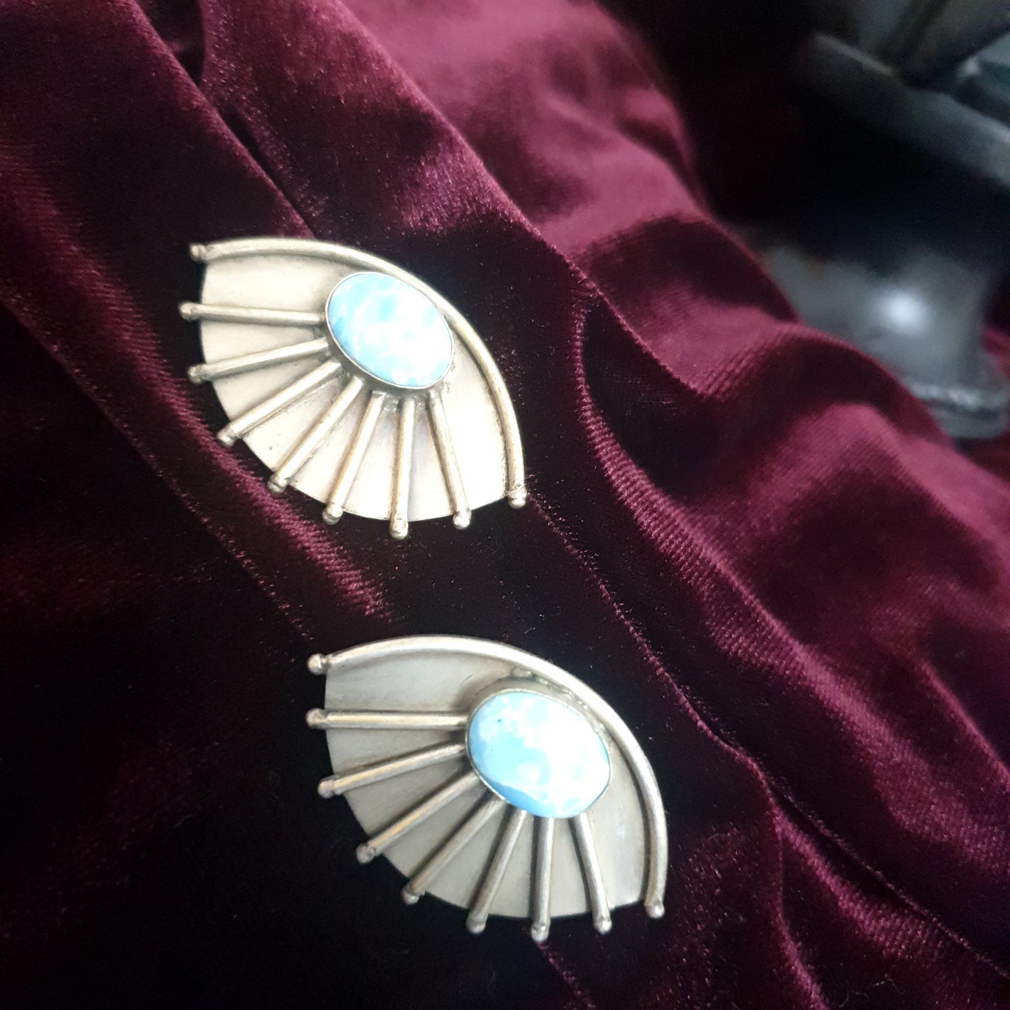 The Turquoise Blue Evil Eye Earrings