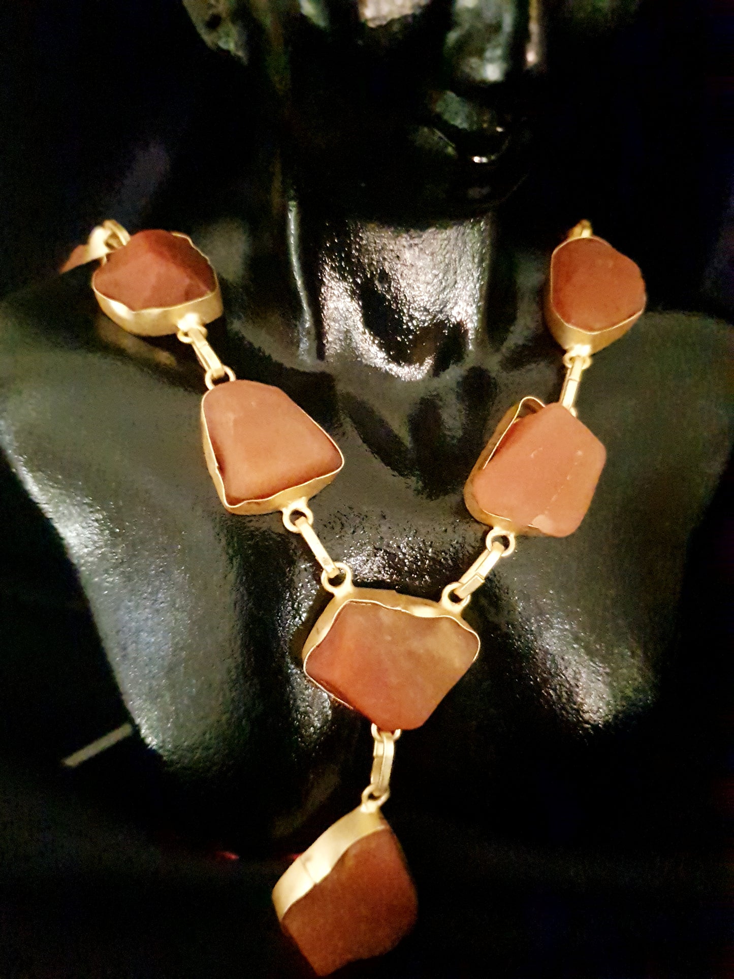 Rust Colour Necklace Set