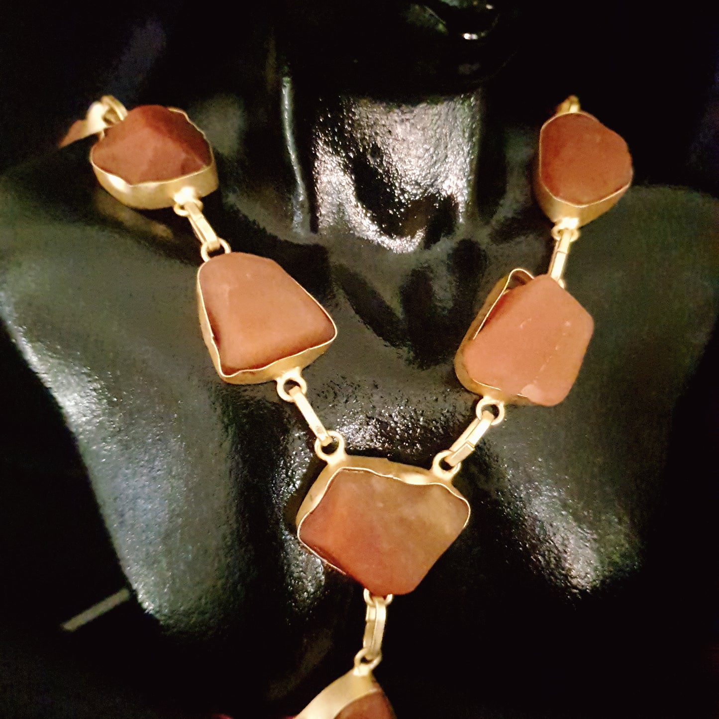 Rust Colour Necklace Set
