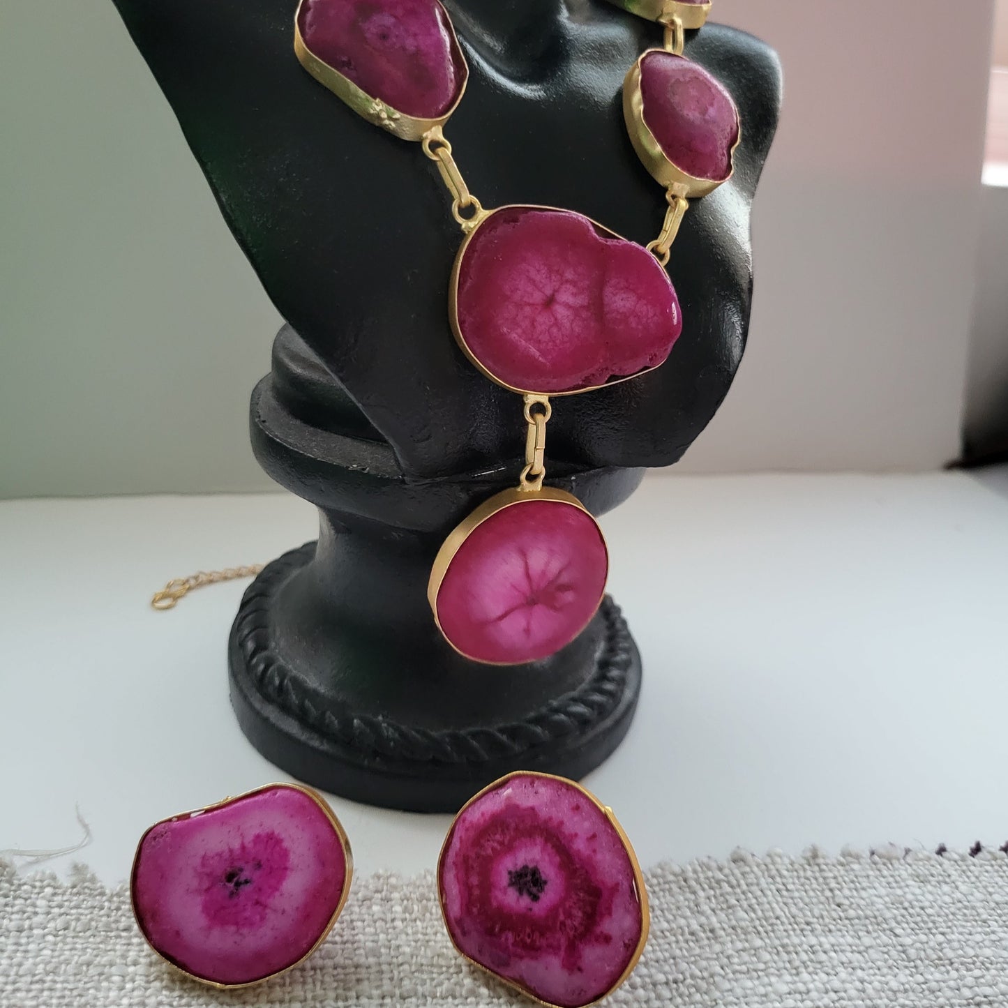 Passionate Pink Necklace Set 
