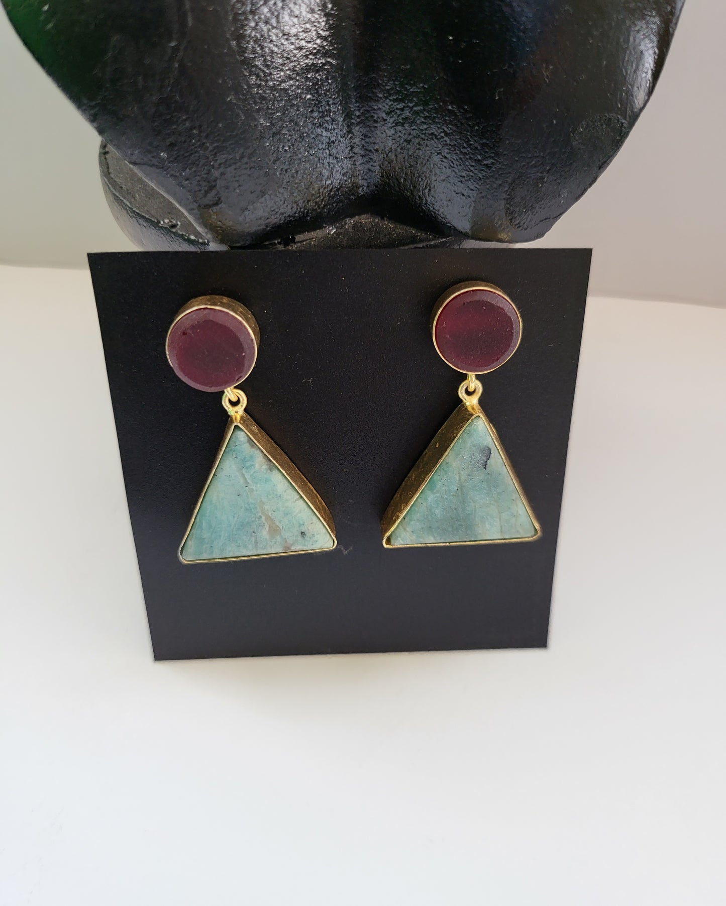 Green Blue Triangle