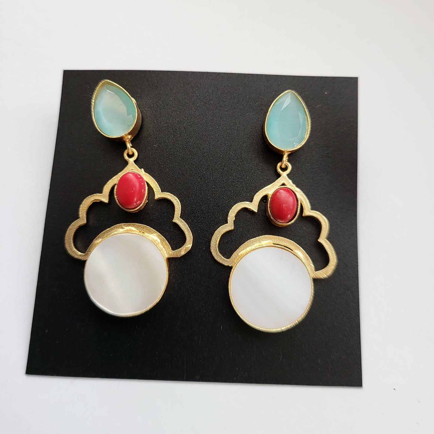 Colorful Flower Earrings