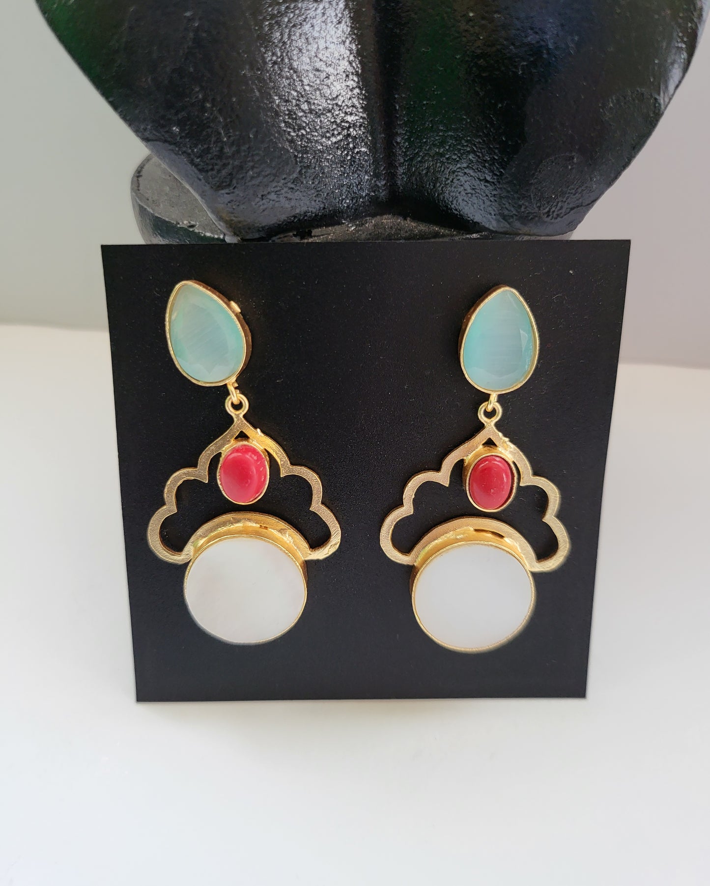 Colorful Flower Earrings