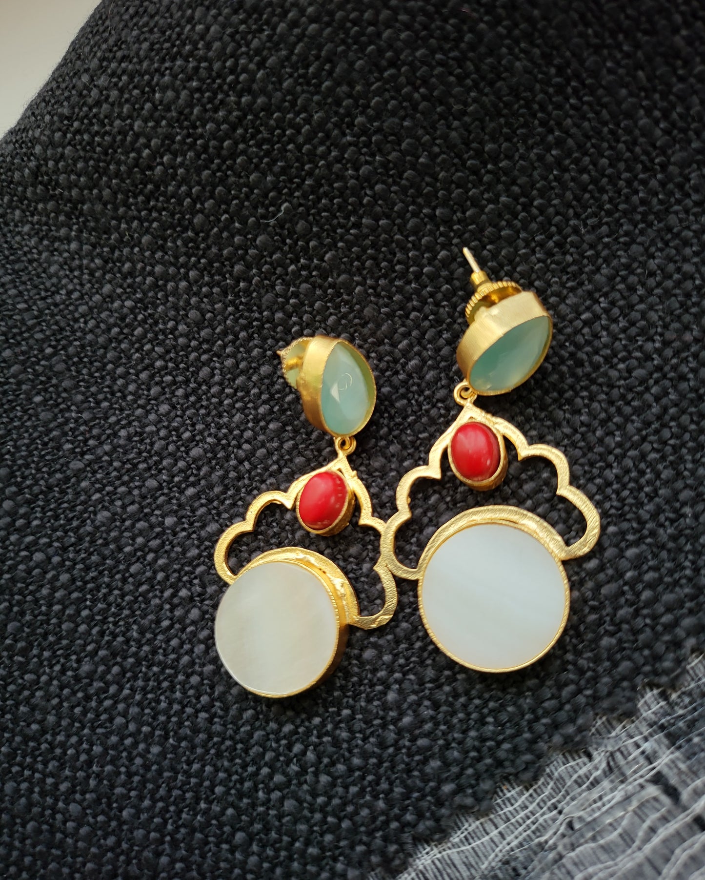 Colorful Flower Earrings