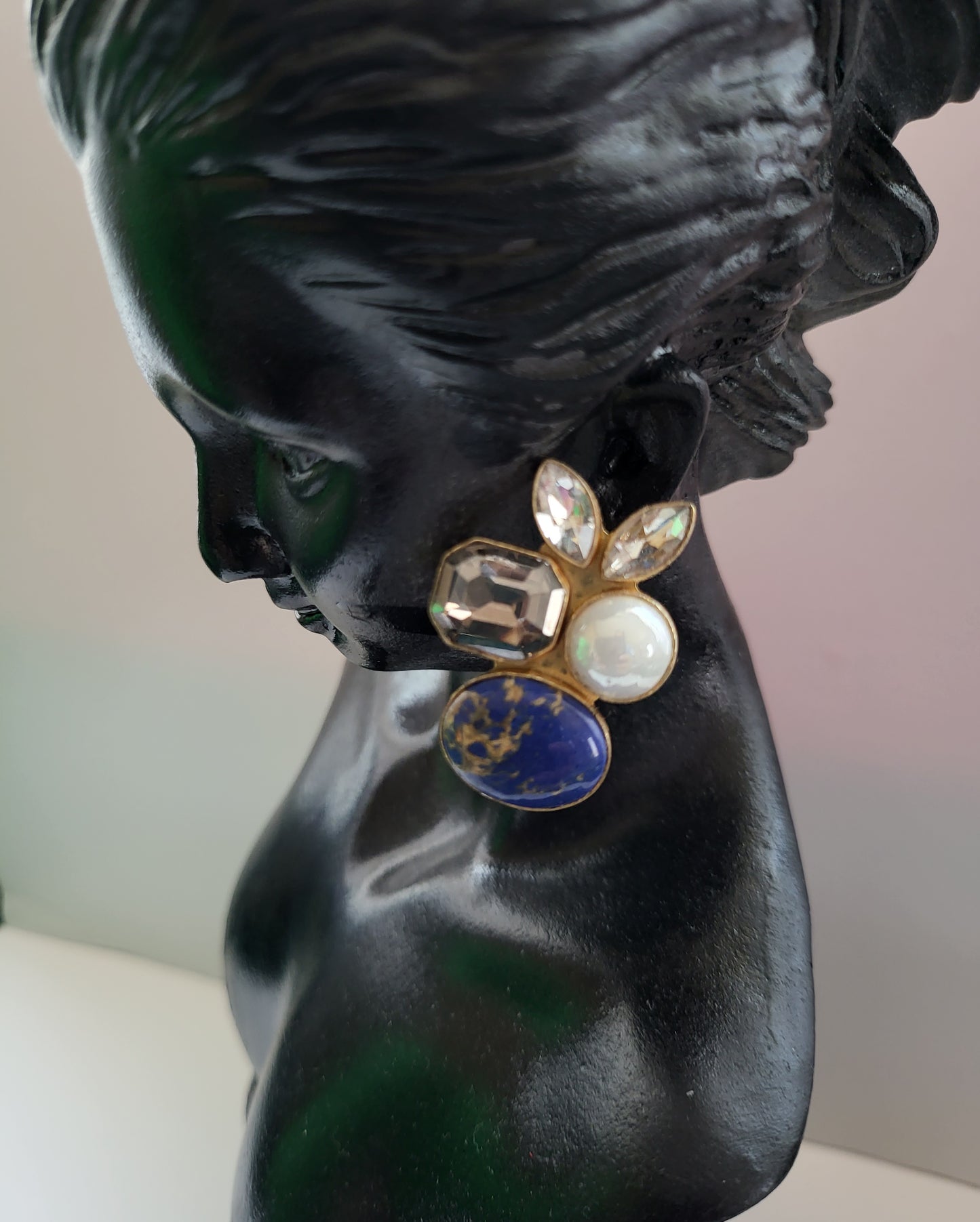 Blue Opal Earings