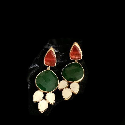 Red and Green pearl drops
