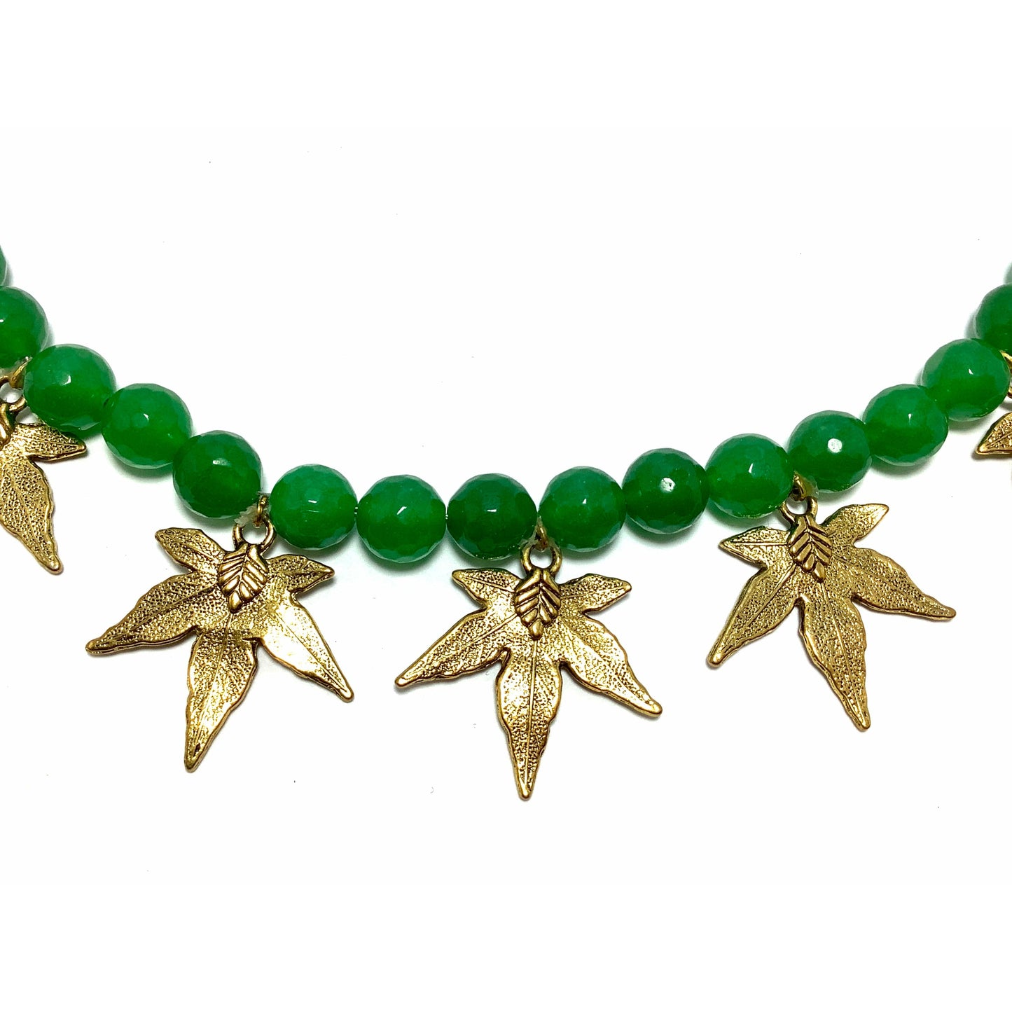 Green leaf Necklace